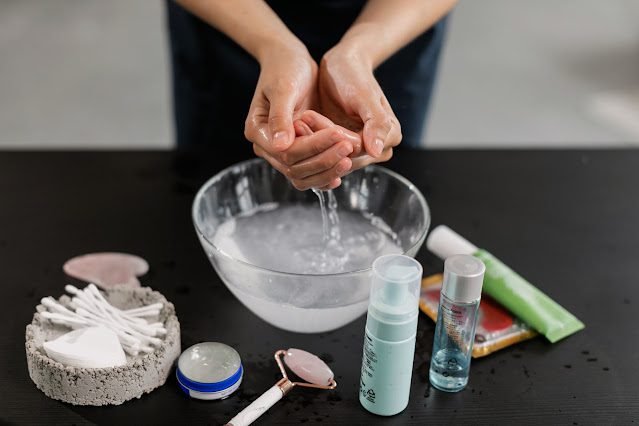 best Korean toner for glass skin under $15 on Amazon — product flat lay including Anua, ROUND LAB, SOME BY MI, ACWELL